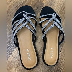 Rhinestone Twist Sandal